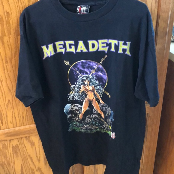 Tultex | Shirts | Vintage 9s Megadeth 
